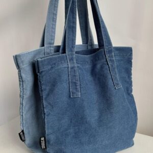 Classic Double Denim Tote | Everyday Style Essential